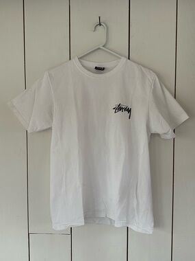 Stussy Toucan Tee Shirt Sz Small Oversized White